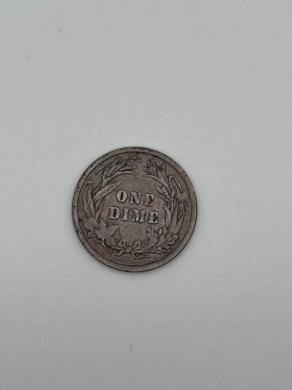 1897 Barber Dime 90% Silver 10C Philadelphia Mint U.S. Coin