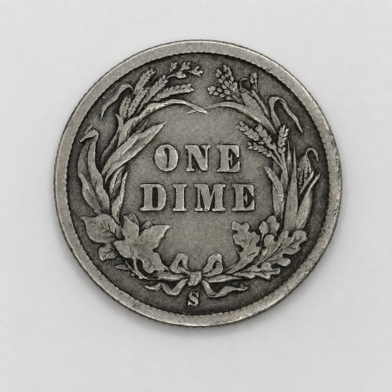 1898-S Barber Silver Dime 10C San Francisco Mint U.S. 90% Silver Coin