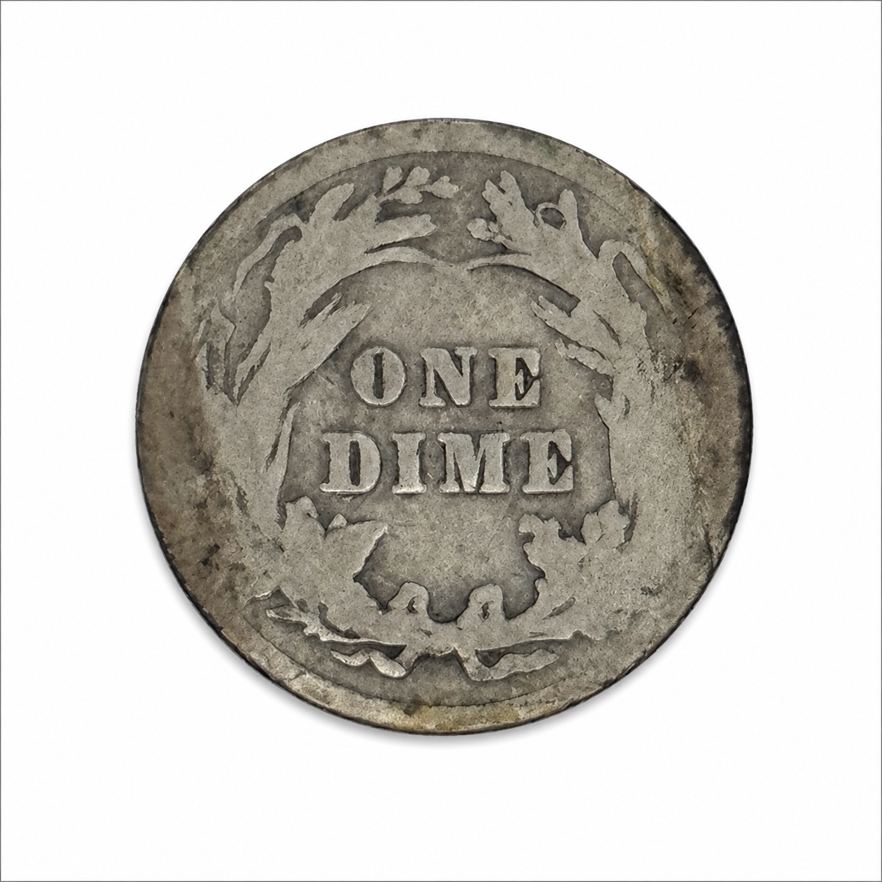 1907 Barber Silver Dime 10C Philadelphia Mint U.S. 90% Silver Coin