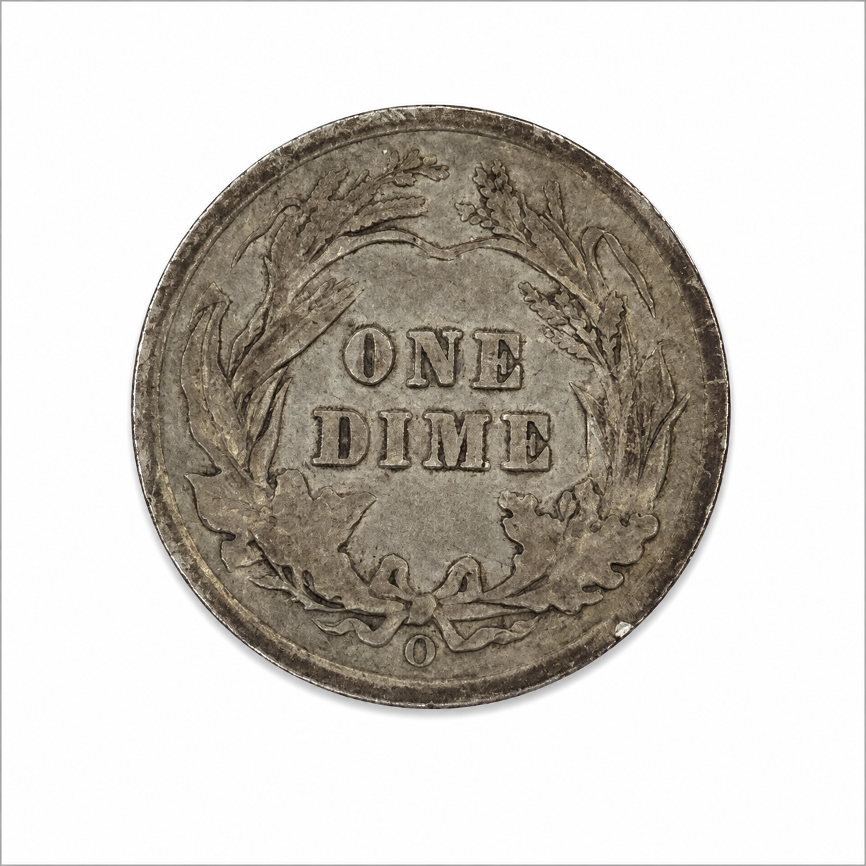 1905-O Barber Silver Dime - New Orleans Mint - U.S. 90% Silver 10C Coin