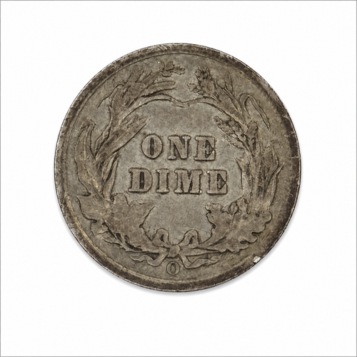 1905-O Barber Silver Dime - New Orleans Mint - U.S. 90% Silver 10C Coin
