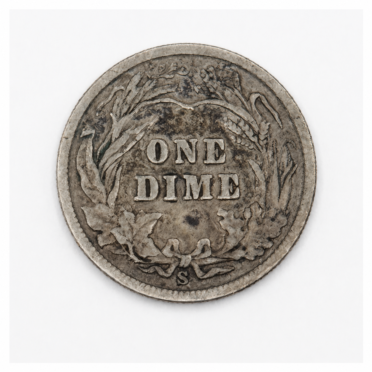1902-S Barber Silver Dime - San Francisco Mint - U.S. 90% Silver 10C Coin
