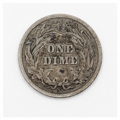 1902-S Barber Silver Dime - San Francisco Mint - U.S. 90% Silver 10C Coin
