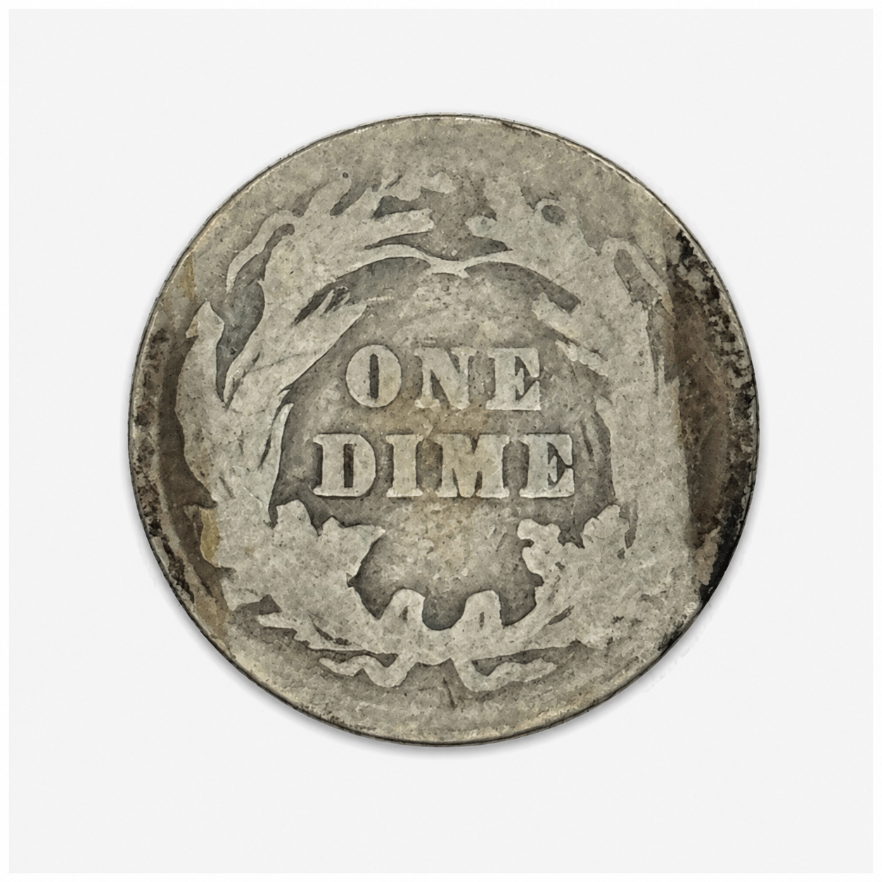 1905 Barber Silver Dime - Philadelphia Mint - U.S. 90% Silver 10C Coin