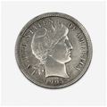 1905-S Barber Silver Dime - San Francisco Mint  - U.S. 90% Silver 10C Coin