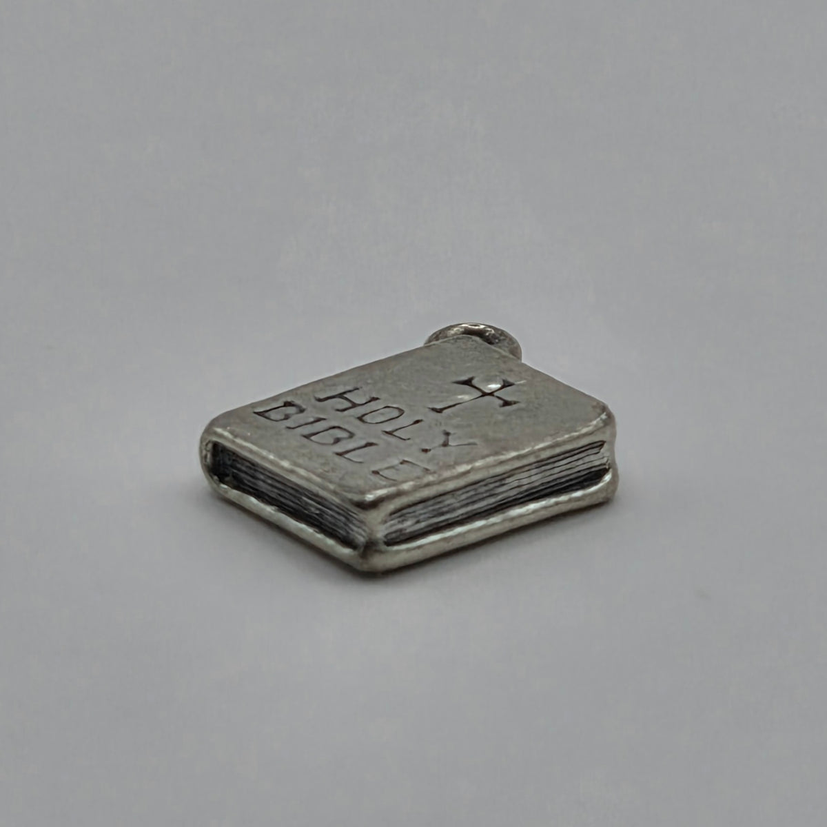 925 Sterling Silver Holy Bible Book Charm Pendant