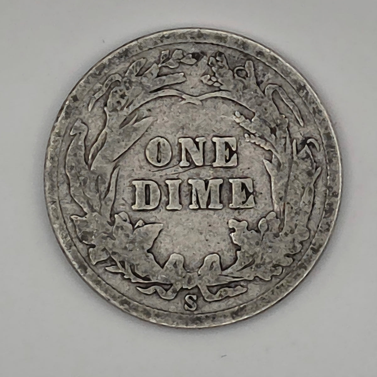 1910-S Barber Dime 90% Silver San Francisco Mint U.S. Coin