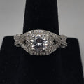 925 Sterling Silver Engagement Ring Size 6