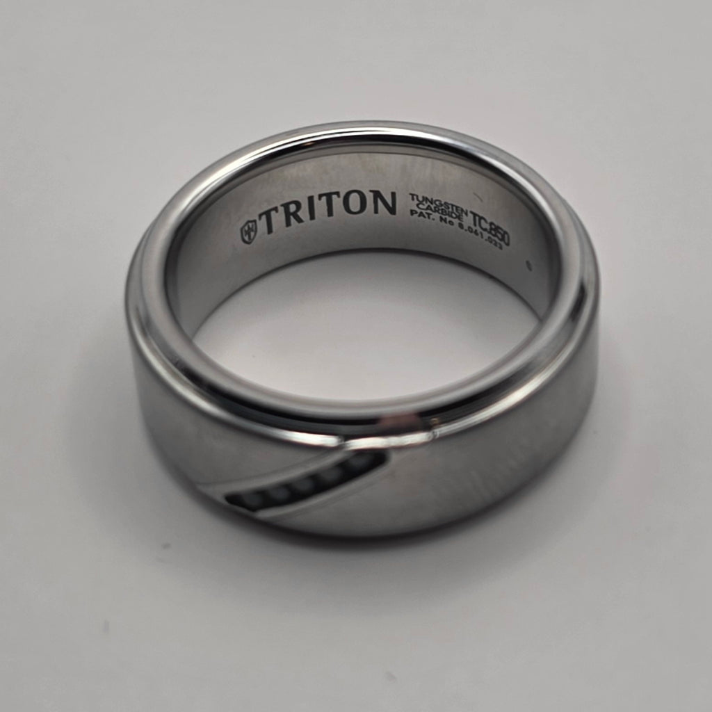 Triton Tungsten Men's Wedding Ring Size 10