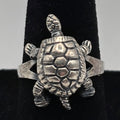 Vintage 925 Sterling Silver Articulated Turtle Ring Movable Size 7 4.82g