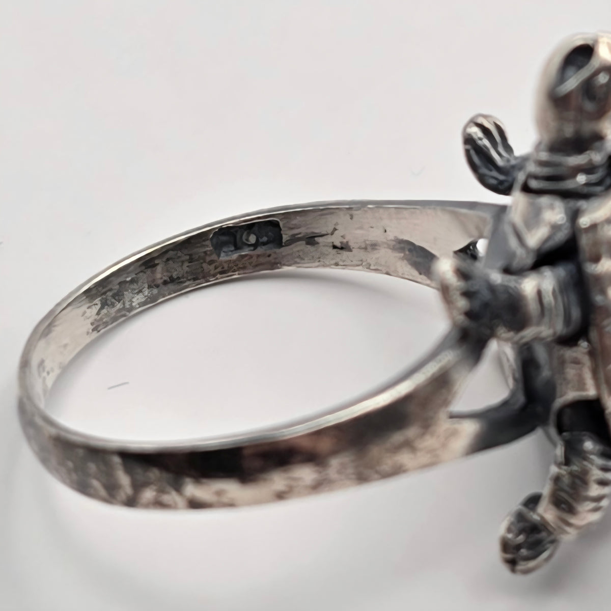 Vintage 925 Sterling Silver Articulated Turtle Ring Movable Size 7 4.82g