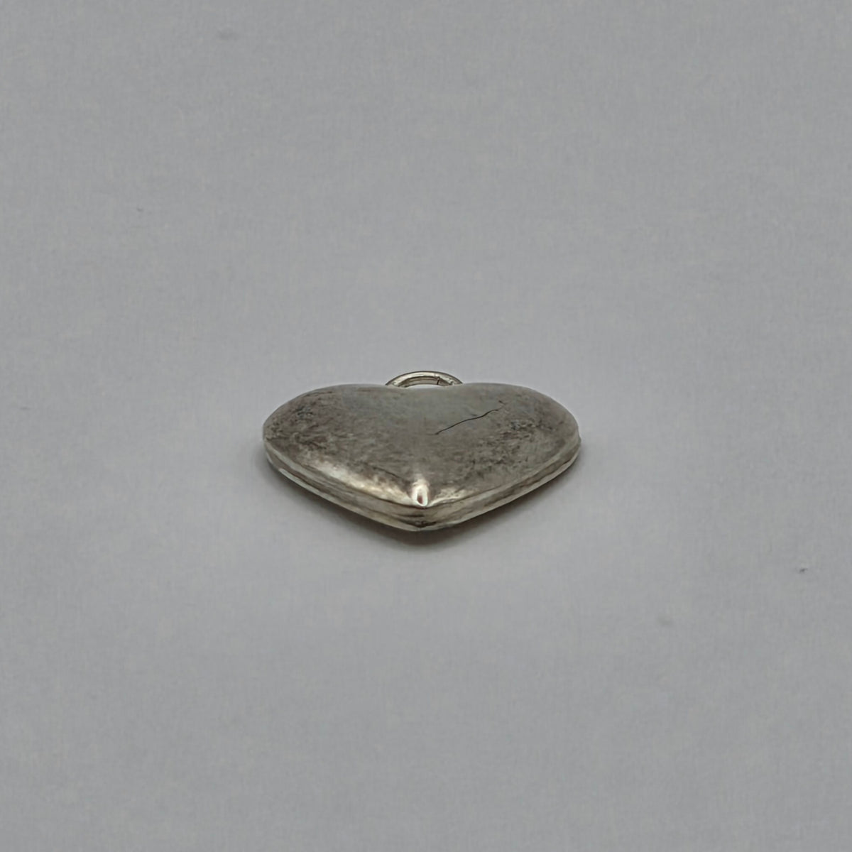 Vintage Sterling Silver 925 Puffy Heart Pendant Charm – 0.82g