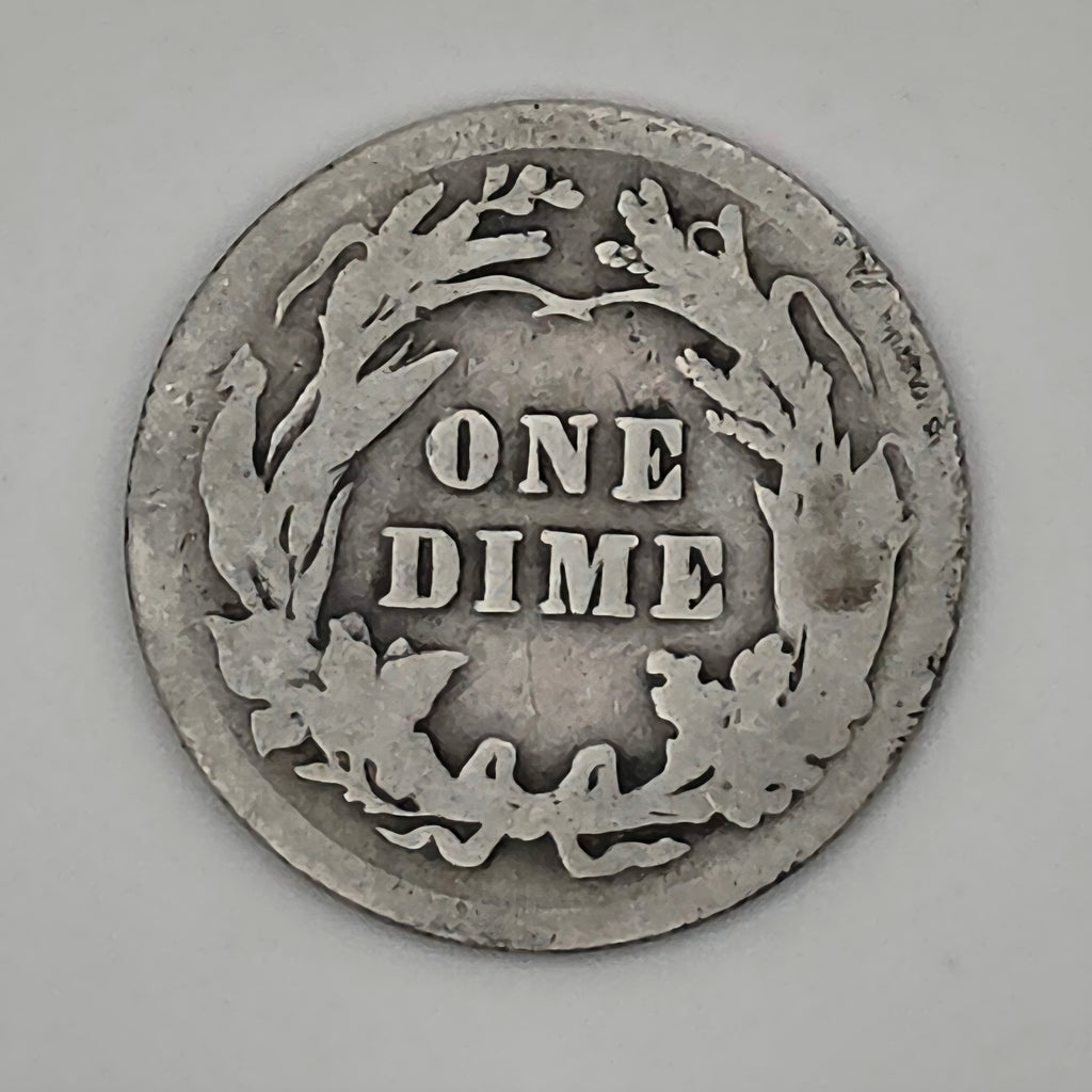 1911 Barber Dime 90% Silver Philadelphia Mint U.S. Coin