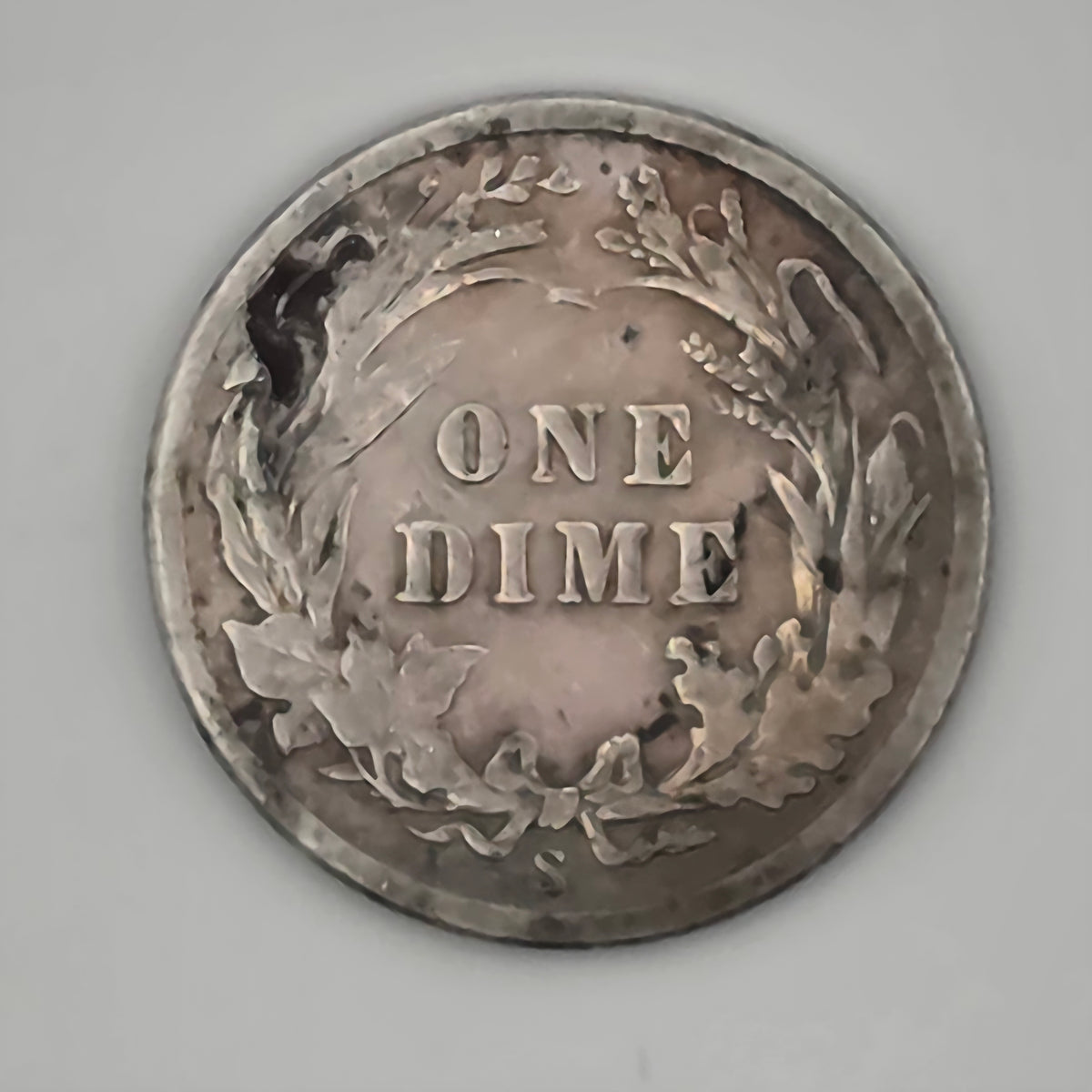 1908-S Barber Dime 90% Silver San Francisco Mint U.S. Coin