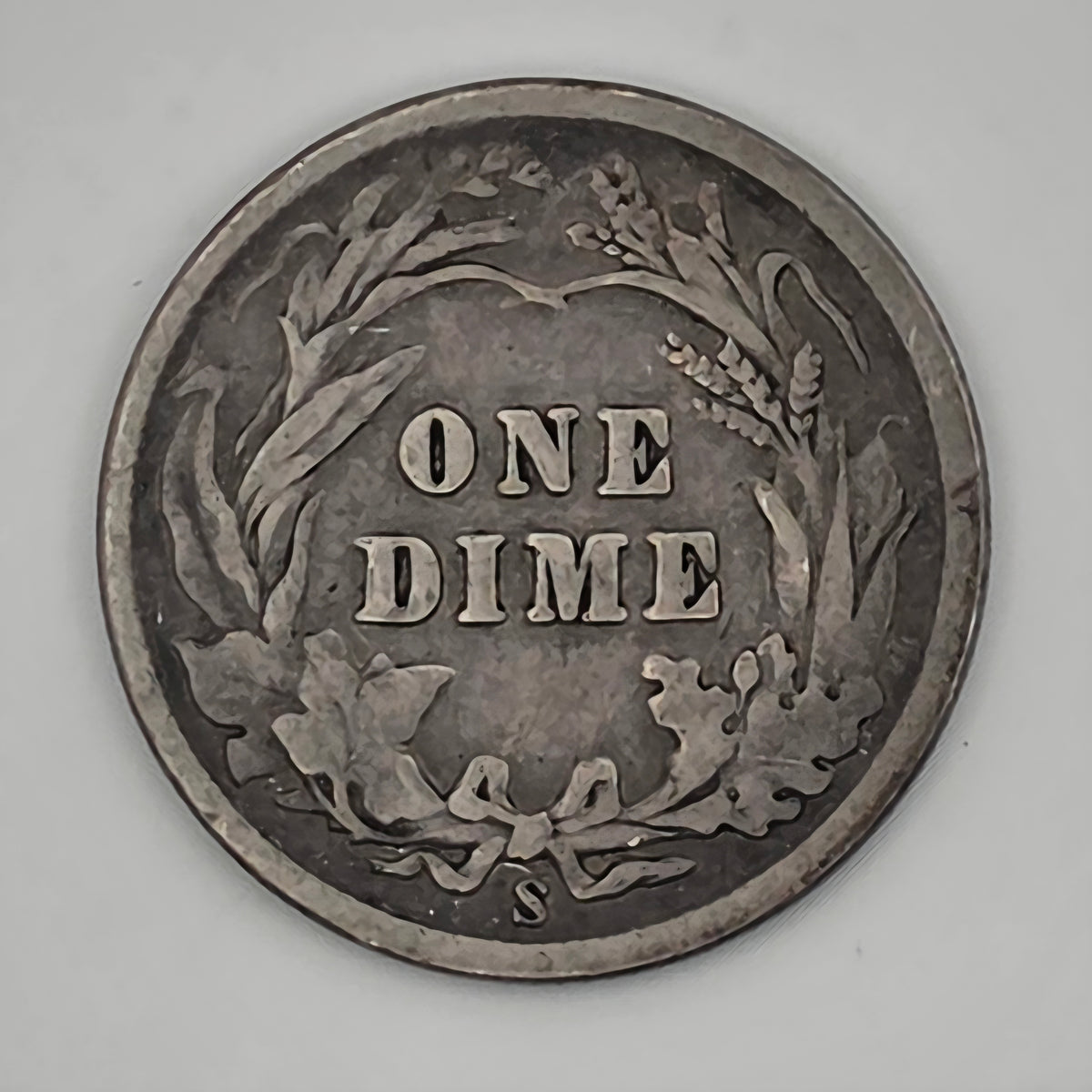 1909-S Barber Dime 90% Silver San Francisco Mint U.S. Coin
