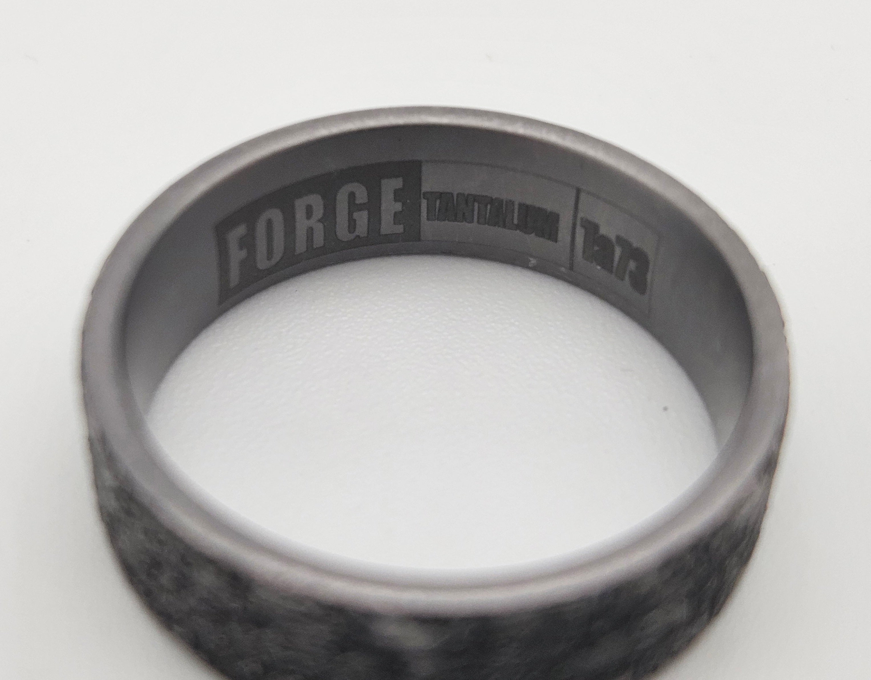 Forge Tantalum Ta73 Stonewall Men's Wedding Band Size 11