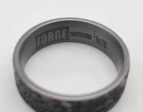 Forge Tantalum Ta73 Stonewall Men's Wedding Band Size 11