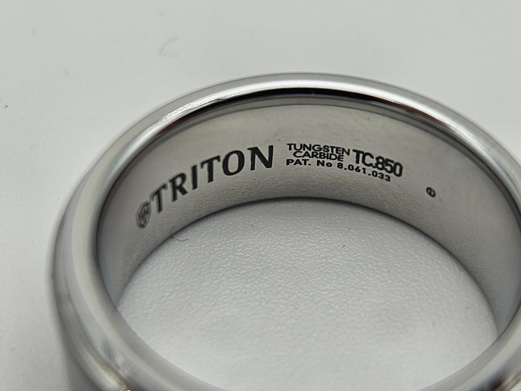 Triton Tungsten Men's Wedding Ring Size 10