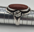 Goldstone Sterling Silver 925 Navajo Ring Size 7