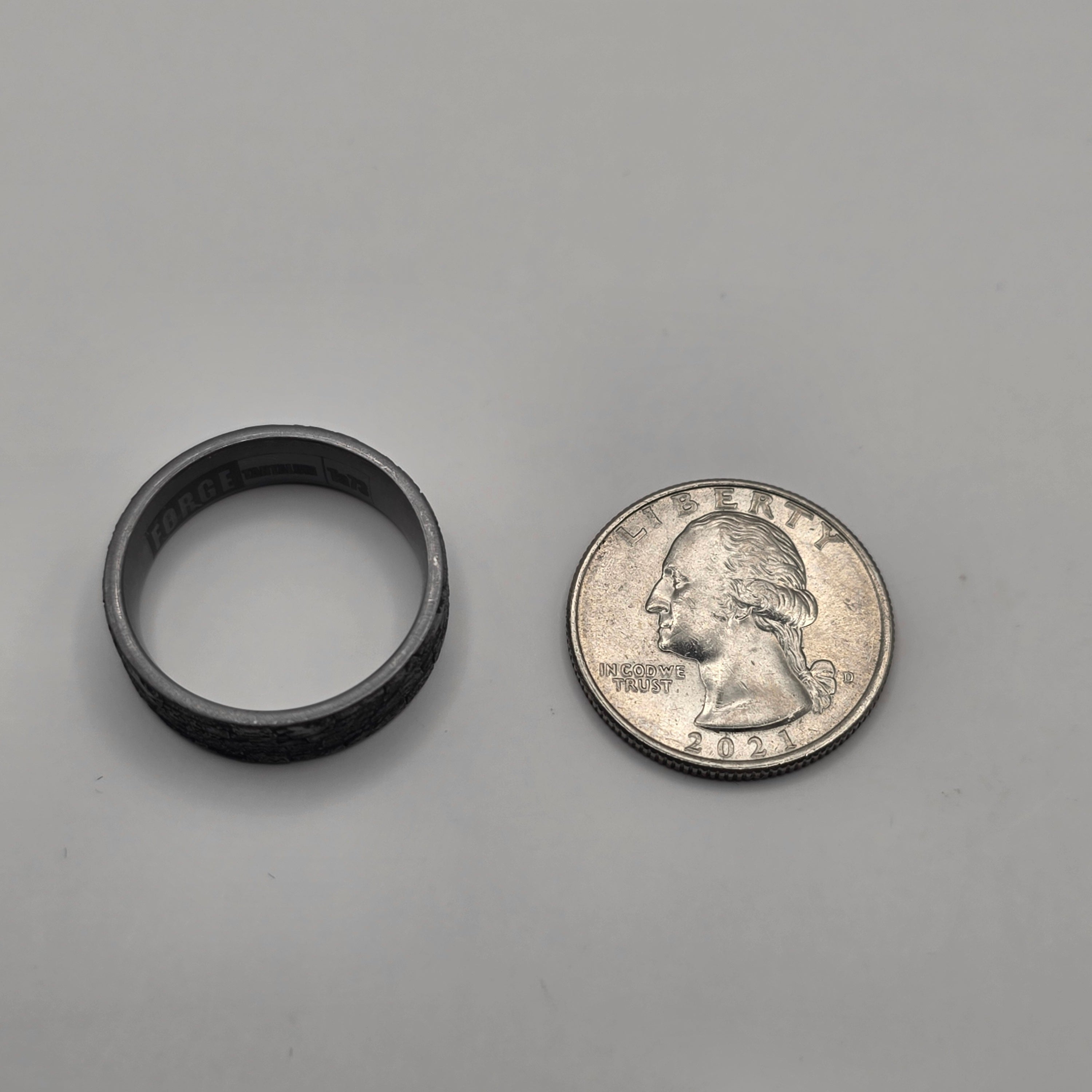 Forge Tantalum Ta73 Stonewall Men's Wedding Band Size 11