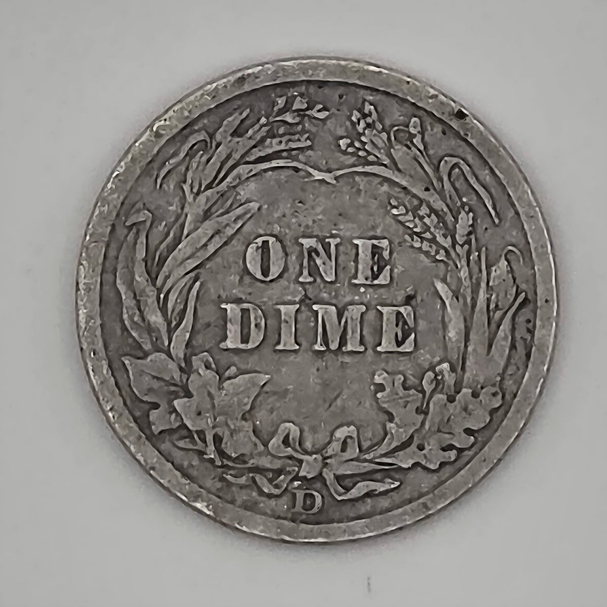 1908-D Barber Dime 90% Silver Denver Mint U.S. Coin